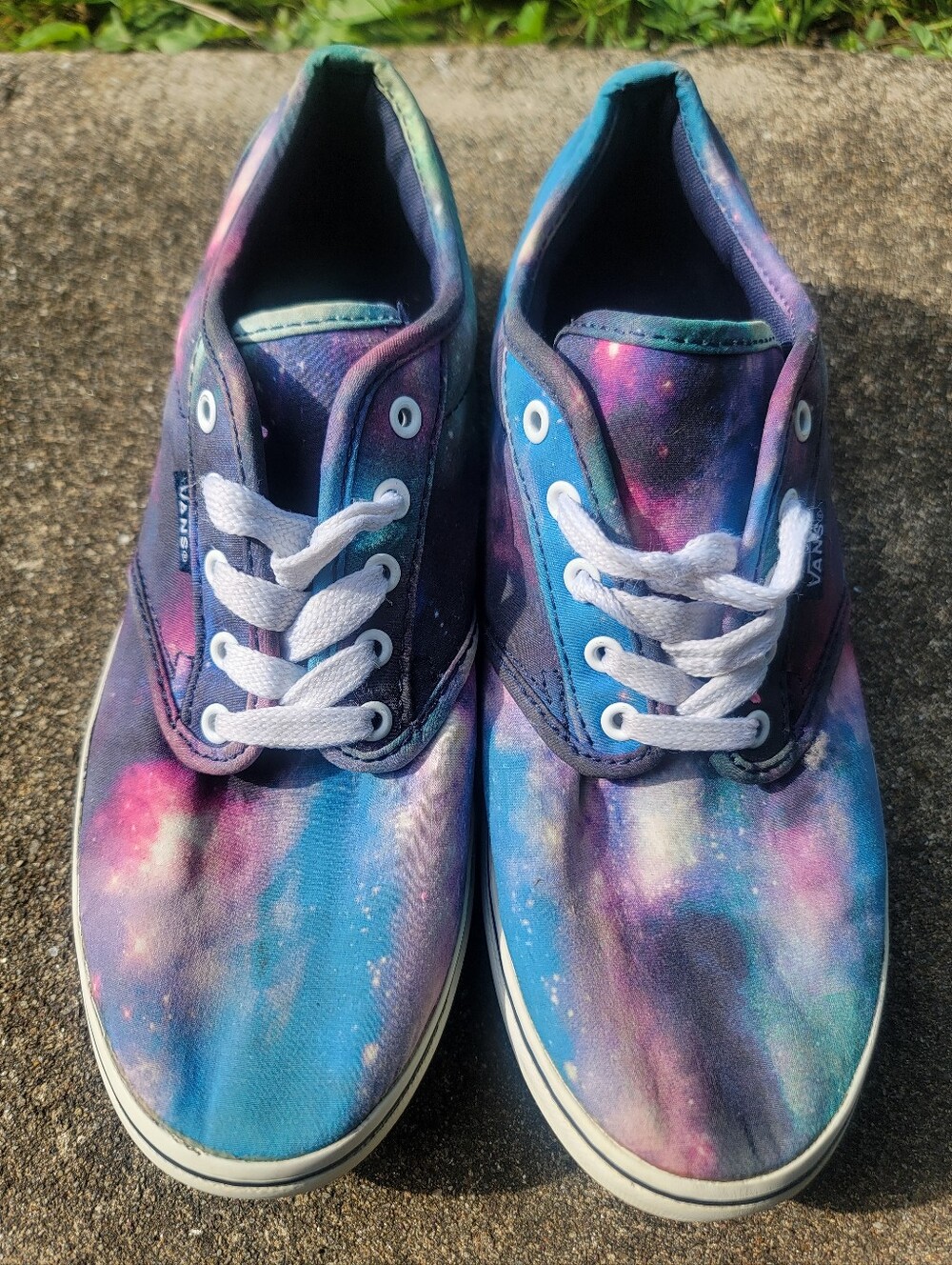 Universe Galaxy Themed Vans - Womens Size 6